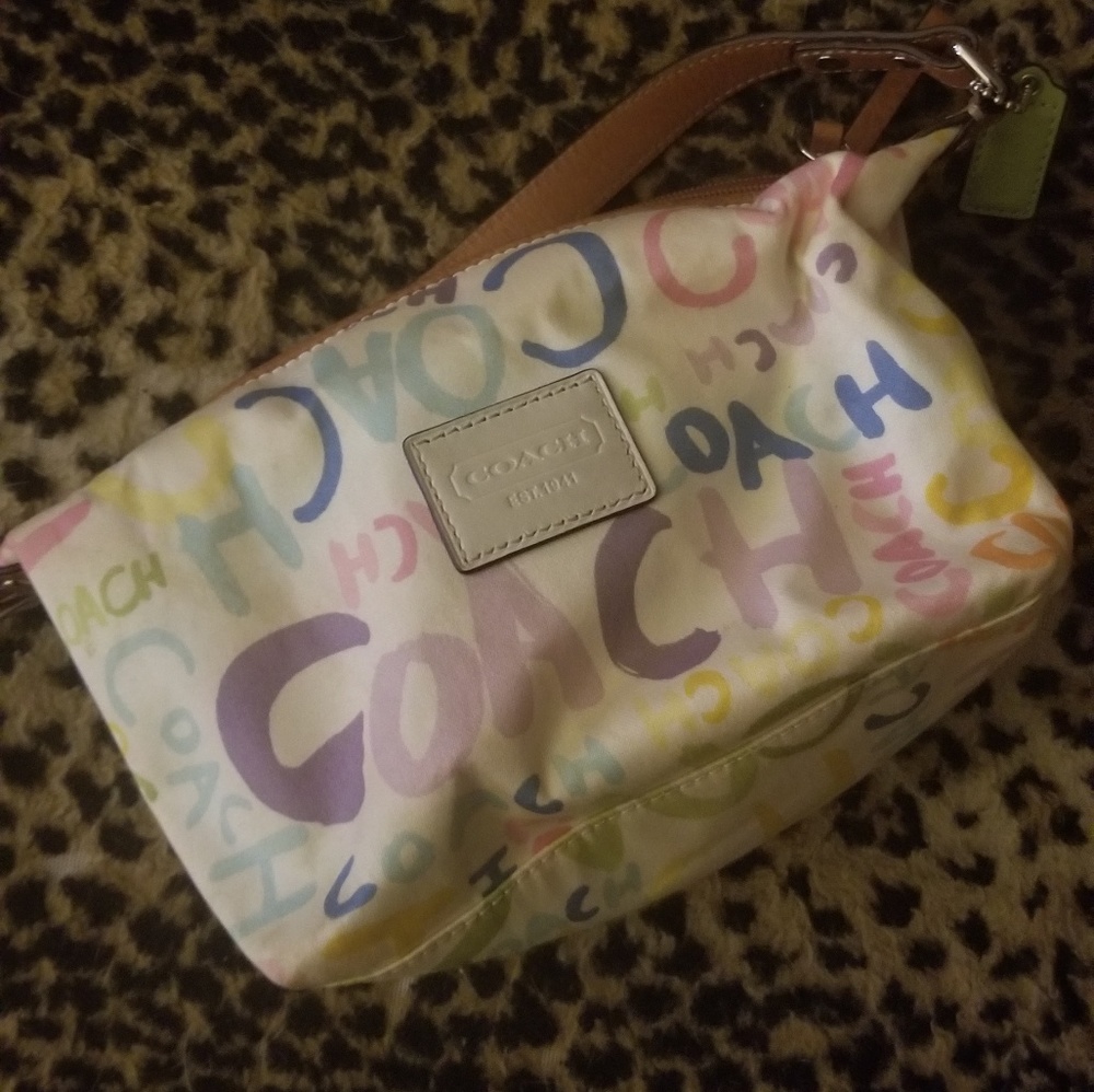 Coach Mini Graffiti Hampton Purse